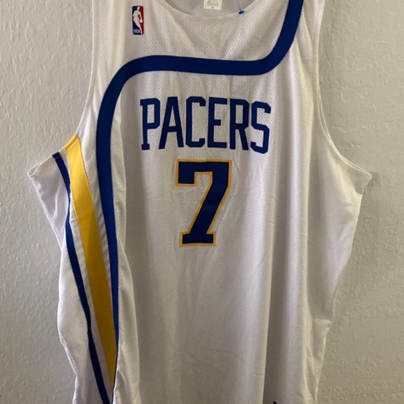 Reebok Hardwood Classics Men’s Jermaine O'Neal Indiana Pacers Jersey Size 56 - Picture 1 of 6